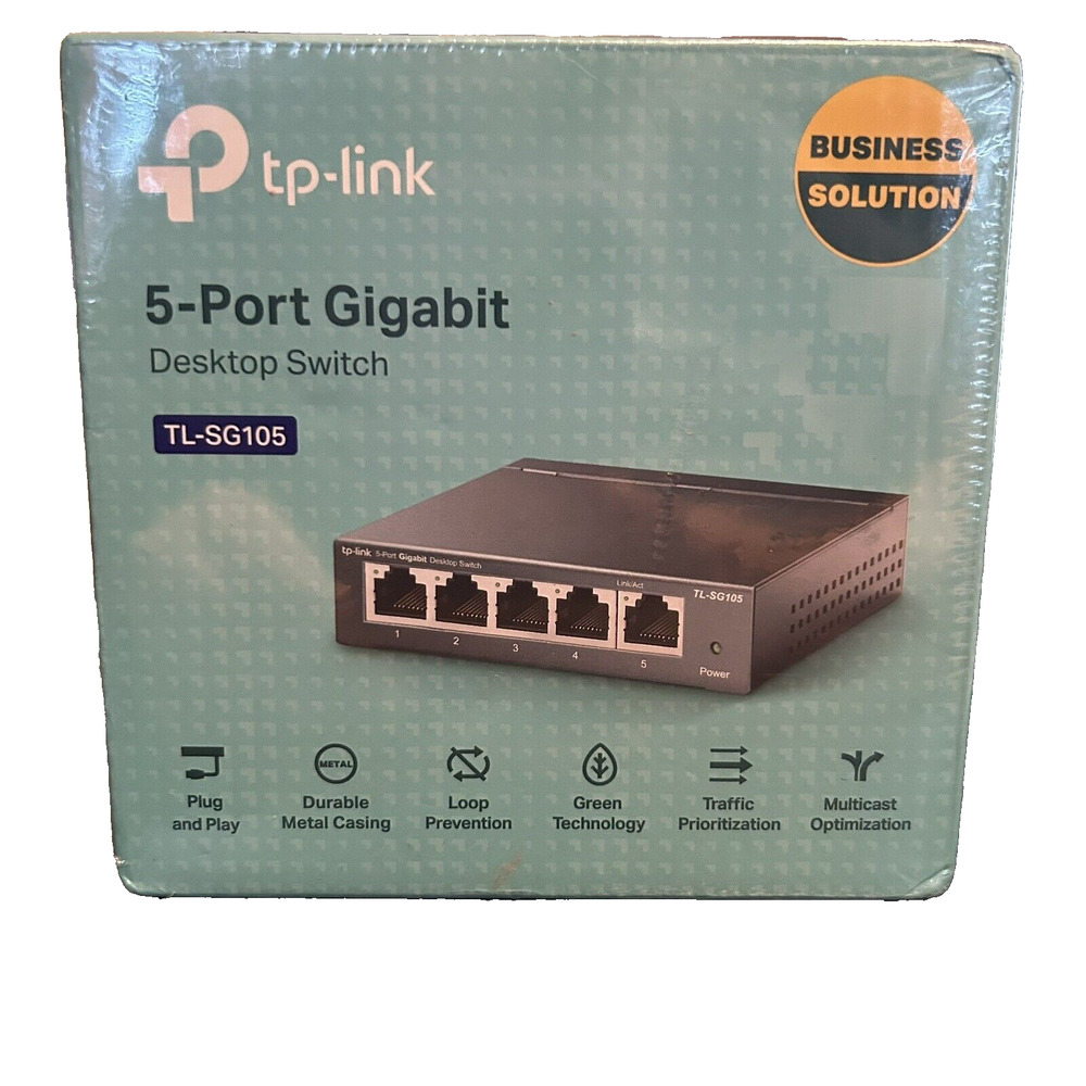 TP-Link TL-SG105‎ 5 Port Gigabit Desktop Switch